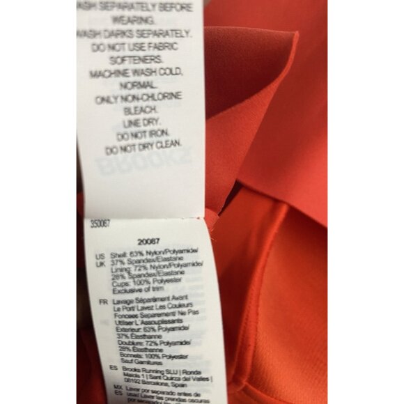 Brooks 38 A/B Dare Strappy Run Jamberry Chafe Free Sports Bra - Picture 9 of 11